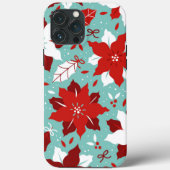 ポインセチアChristmas iPhone | Poinsettia iPhone Case-Mate iPhoneケース (裏面)