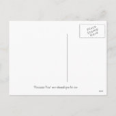 ポインセチアPixieクリスマスフェアリー雪はがき シーズンポストカード (裏面)