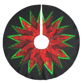 ポインセチアWOW フリース ツリースカート