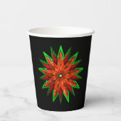 ポインセチアWOW 紙コップ (裏面)