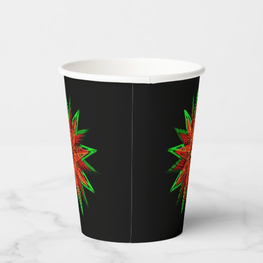 ポインセチアWOW 紙コップ (右)