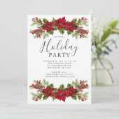 ポインセチエレガントアのクリスマスパーティー 招待状 (スタンド正面)