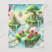 ポインセテお洒落ィアスカイ諸島スクラップブック紙 (正面)