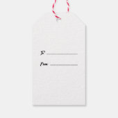 ポインセティアスウィンターシェルターラウンドパフ ギフトタグ (裏面)