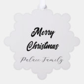 ポインセティアスウィンターシェルター オーナメントカード (裏面)