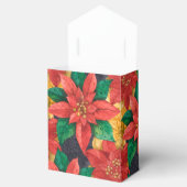 ポインセティアスクリスマスホリデーテント フェイバーボックス (オープン)