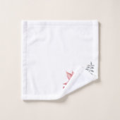 ポインセティアスバスタオルセット バスタオルセット (ウォッシュタオル)