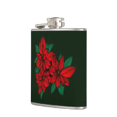 ポインセティアスフラスコ フラスク (左)