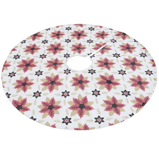 ポインセティアスフリースツリースカート フリース ツリースカート (アングル)