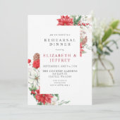 ポインセティアスホリークリスマスリハーサルディナー 招待状 (スタンド正面)