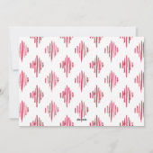 ポインセティアス&ベリーズハッピーホリデーズフォト シーズンカード (裏面)