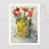 ポインセティアホリディポストカード シーズンポストカード (正面)