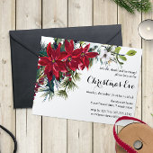 ポインセティアホリデイフローラ |クリスマスイブディナー 招待状