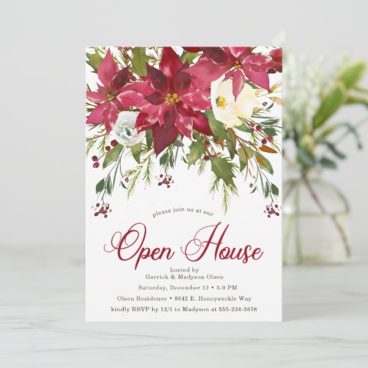 ポインセティアホリデーオープンハウス 招待状 (スタンド正面)