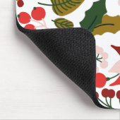 ポインセティア冬休みマウスパッド マウスパッド (コーナー)