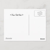 ポインセティア旋回フレーム ポストカード (裏面)