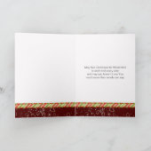 ポインセティア、ボーブルズ·ワイフ·クリスマス·グリーティング·カード シーズンカード (内部)