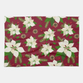 ポインセティシアキッチンタオル キッチンタオル (横)