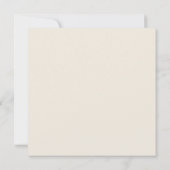 ポインセティモダンアクリスマスホリデーディナーパーティー 招待状 (裏面)