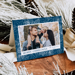 ポインセテエレガントィアとピネコーンブルー2枚の写真 シーズンカード