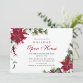 ポインセテエレガントィアクリスマスホリデーオープンハウス 招待状 (スタンド正面)