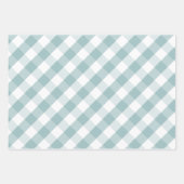 ポインセテモダンィアバッファローチェック+プレイド ラッピングペーパーシート (正面3)