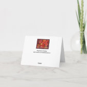 ポインセテ数々のィアス，クリスマスカード シーズンカード (裏面)