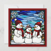 ポインセテ独身のチアフェイクステンドグラス (正面)