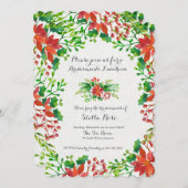 ポインセ結婚チア 招待状 (正面/裏面)