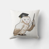 ポインタを持つ先生としてのフクロウ クッション (裏面)