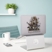 ポインタステッカー シール (デスク上のノートパソコン)