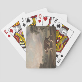 ポインタスペインのドッグ（George Stubs著） トランプ