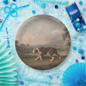 ポインタスペインのドッグ(George Stubs著) ペーパープレート (パーティー)