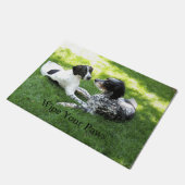 ポインターおよびセッター愛 ドアマット (アングル)