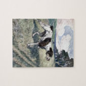 ポインターかセッター ジグソーパズル (横)