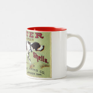 ポインターの側面のマグ ツートーンマグカップ