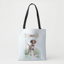 ポインターの水彩画 オーダーメイドの犬