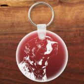 ポインタードッグキーチェーンスタイリッシュドッグオーバーキーホルダー キーホルダー (正面)