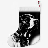 ポインタードッグクリスマスストッキングドッグ恋人ストッキング スモールクリスマスストッキング (裏面)