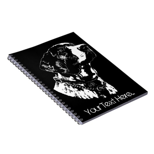 ポインタードッグノートブックドッグラバースケッチノート ノートブック (右側)