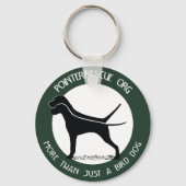 ポインターレスキュー団体や組織キーチェーン キーホルダー (正面)