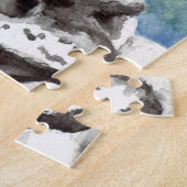 ポインター犬のパズル ジグソーパズル (側面)