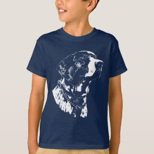 ポインター犬の子供用シャツ ドイツポインター犬のシャツ Tシャツ