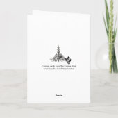 ポインター犬の引用文カードWH Auden願い私達に尾がありました カード (裏面)