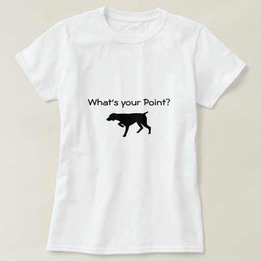 ポインター Tシャツ (デザイン正面)