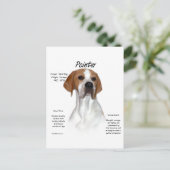 ポインタ履歴デザイン ポストカード (スタンド正面)