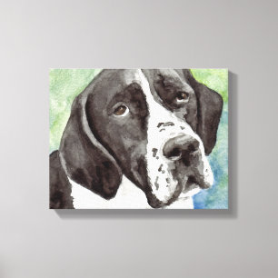 ポインタ水の色のキャンバスアート キャンバスプリント