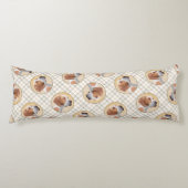 ポインタ絵を描ズイングリッシュカワイイオリジナルペットドッグアート ボディピロー (正面)