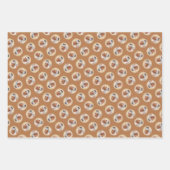 ポインタ絵を描ズイングリッシュカワイイオリジナルペットドッグアート ラッピングペーパーシート (正面3)