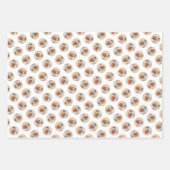 ポインタ絵を描ズイングリッシュカワイイオリジナルペットドッグアート ラッピングペーパーシート (正面2)